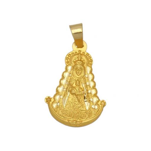 Medalla Oro Virgen Del Rocío 19X28 mm