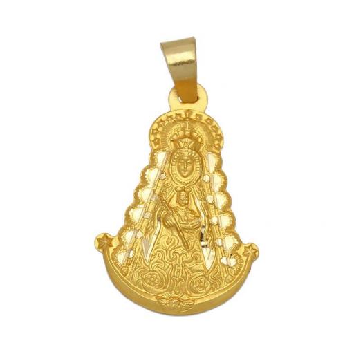 Medalla Oro Virgen Del Rocío 37X26 mm