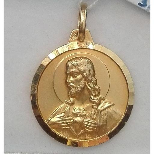 Medalla Oro Virgen Del Carmen Escapulario [1]