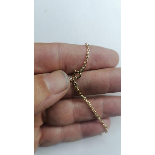 Cadena Oro 18K Forzada Hueca 2mm x 50cm (3.10g) [3]