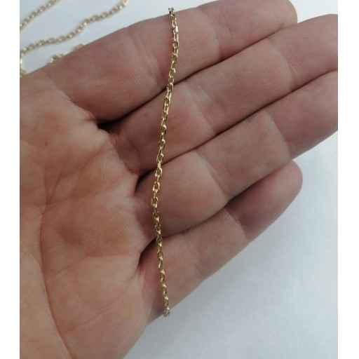 Cadena Oro 18K Forzada Hueca 2mm x 50cm (3.10g) [2]
