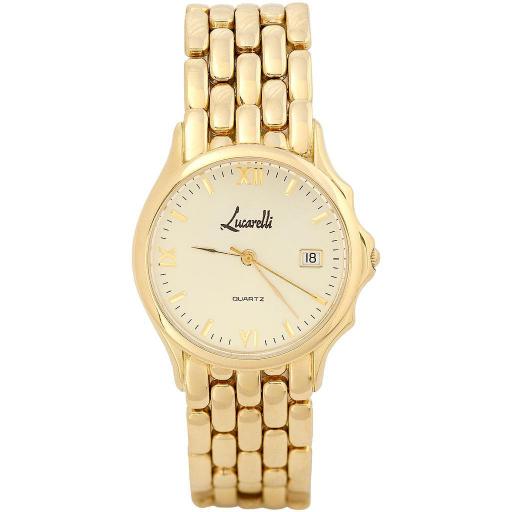 Reloj de Oro de 18 KTS para hombre marca Lucarelli