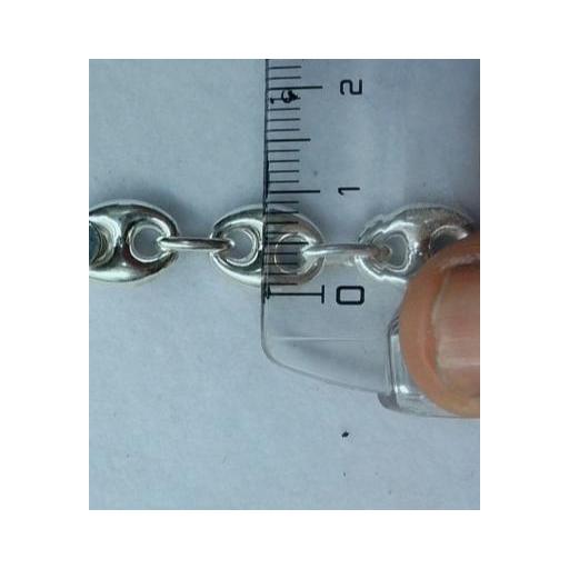 Pulsera de Plata con Virgen del Carmen y Corazón de Jesús [3]