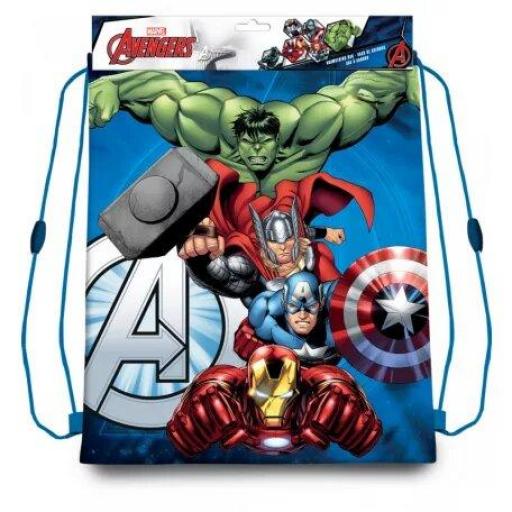 Bolsa/mochila de deporte Avengers 40x30cm (MARVEL)