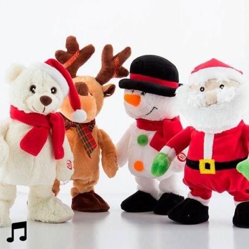 Muñeco de Navidad Cantante y Bailarín (CHRISTMAS PLANET)