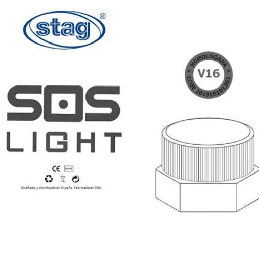 Baliza de seguridad SOS LIGHT ( homologada V-16)  (STAG)                      [1]