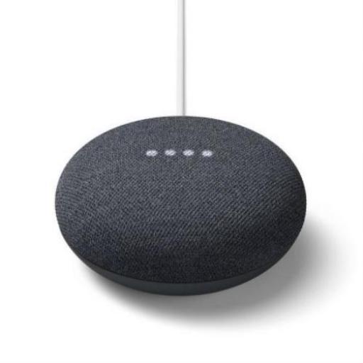 Google Nest Mini - 2ª generación - 3 micrófonos - Wifi AC - Color carbón