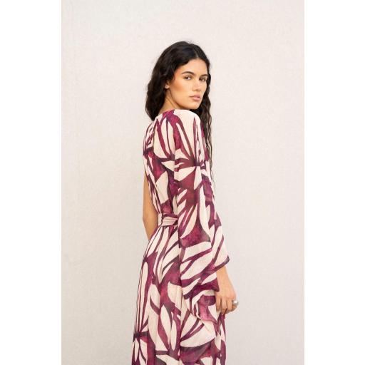 VESTIDO ASIMETRICO ESTAMPADO