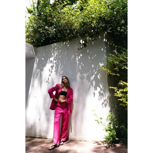 PANTALON LINO FUCSIA  [1]