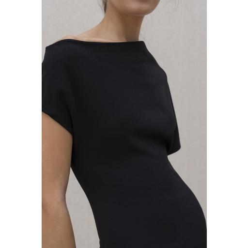 VESTIDO ASIMETRICO NEGRO [1]