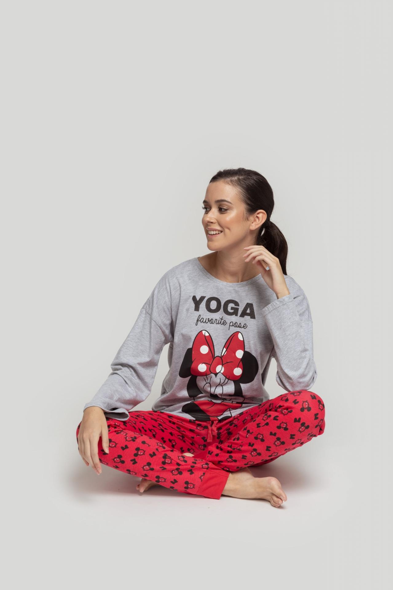 Pijama Disney Yoga Gris 
