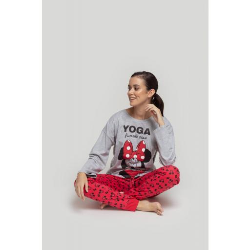 Pijama Disney Yoga Gris  [0]