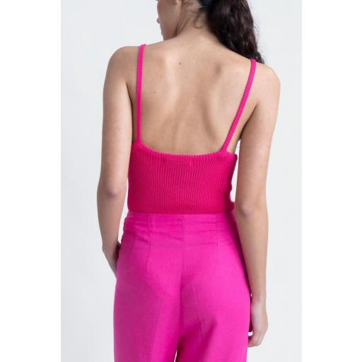 PANTALON LINO FUCSIA  [3]