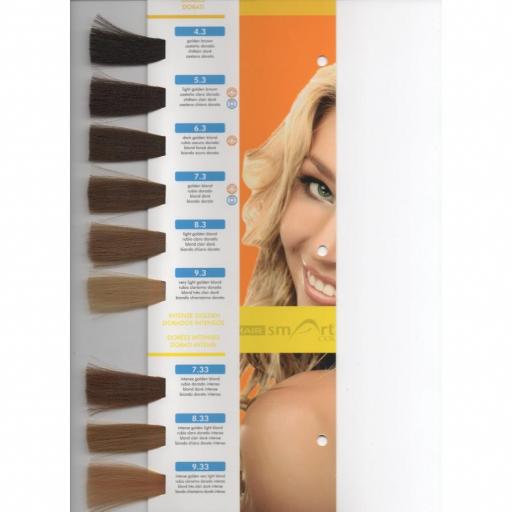 Pack 3 unidades Tinte Hair Smart N 8.3 Rubio Claro Dorado  [1]