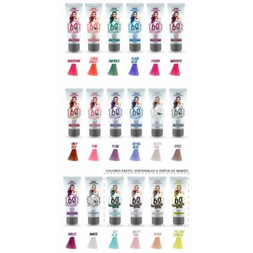 Coloración Hairgum Sixty's Color Only Red  60ml  [2]