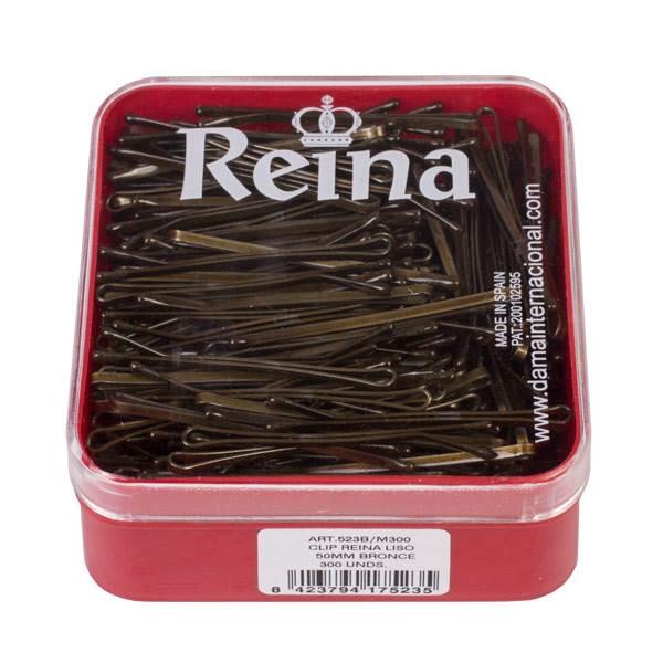 Clips Reina con bola Bronce - 300 uds