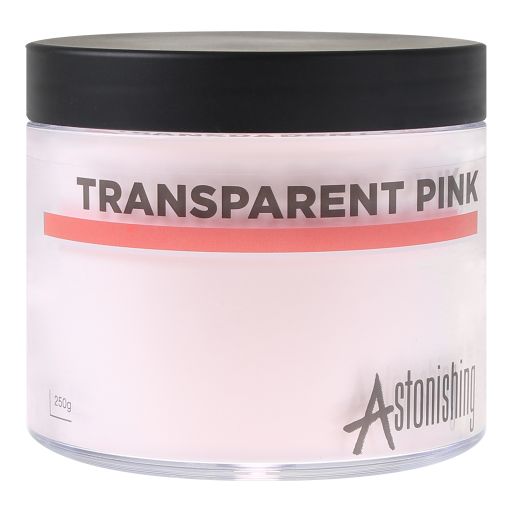 Polvos Acrylic Transparent Pink 250 gr Astonishing 