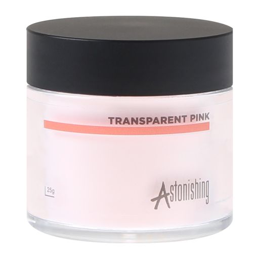 Polvos Acrylic Transparent Pink 25 gr Astonishing 