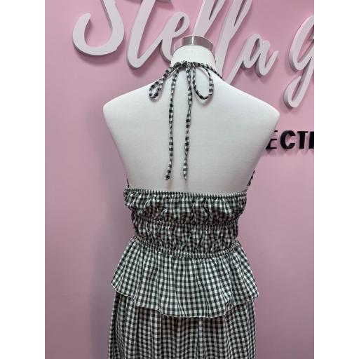CONJUNTO TOP Y PANTALON VICHY [1]
