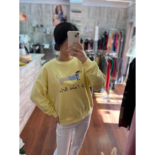 SUDADERA PERRO SALCHICHA VARIOS COLORES [1]