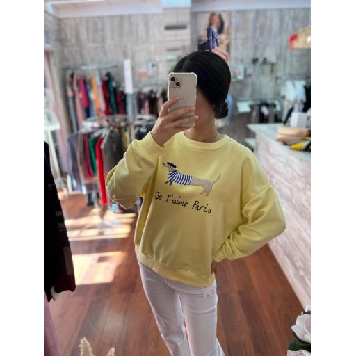 SUDADERA PERRO SALCHICHA VARIOS COLORES [2]