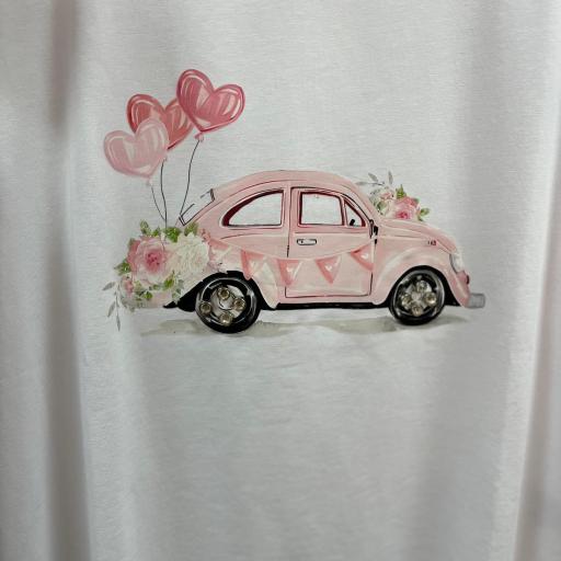 CAMISETA YORKIES Y COCHE LOVE [2]