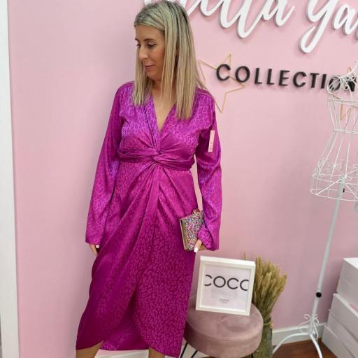 Vestido Satinado Negro [1]