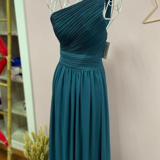 Vestido Atenea en Turquesa Oscuro S [1]