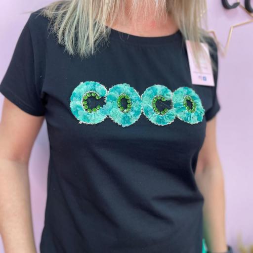 Camiseta Coco Negra S/M [1]
