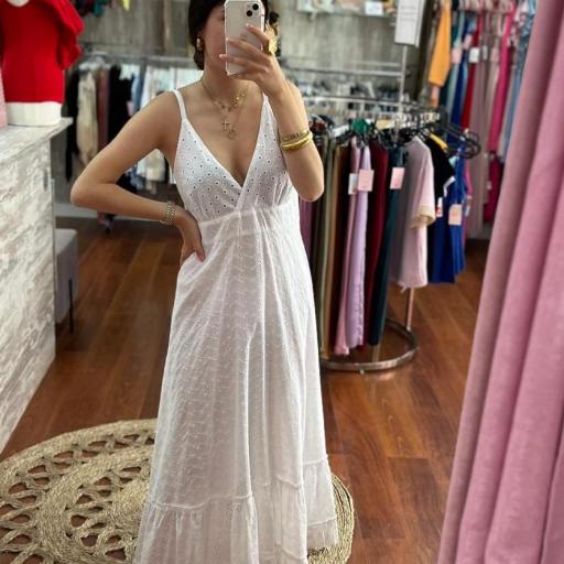 VESTIDO CALADO BLANCO