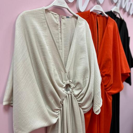 MONO JAPON EN NEGRO, BEIGE Y NARANJA [3]