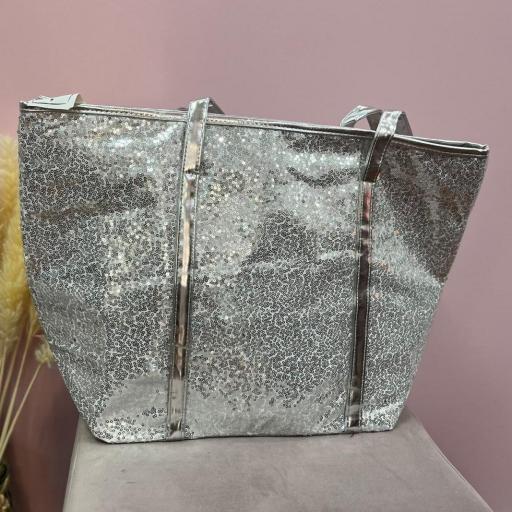BOLSO PLAYA EN ORO Y PLATA [2]