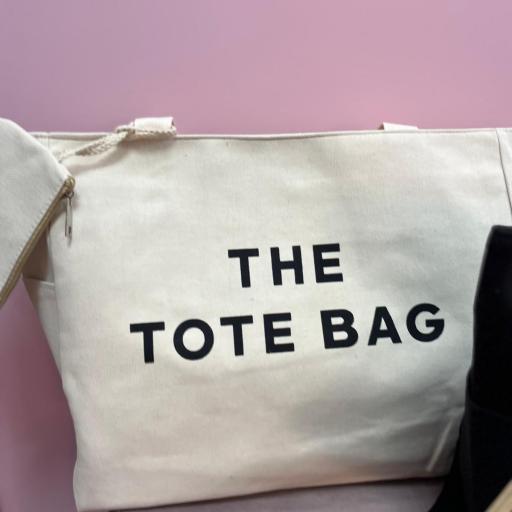 BOLSO THE TOTE BAG EN BEIGE Y CAMEL [2]