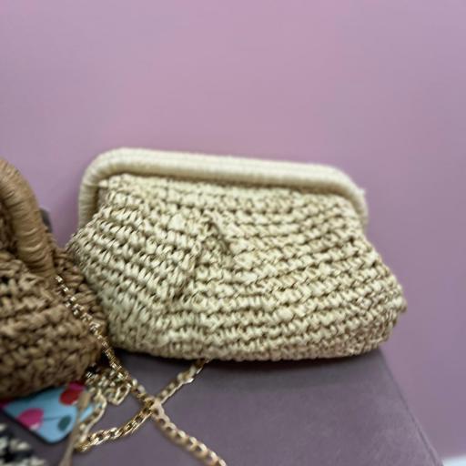 BOLSOS RAFIA EN BEIGE, CAMEL Y BICOLOR [2]