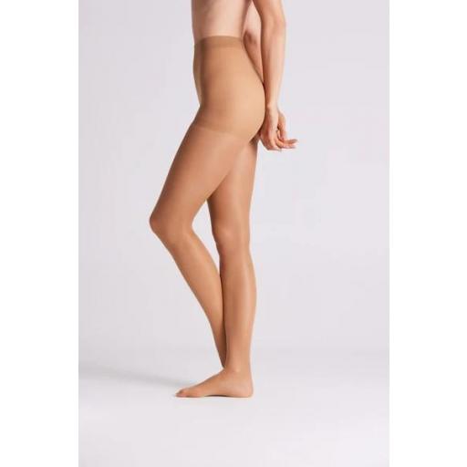 Ysabel Mora Panty básico 40 denier BEIGE y NEGRO [1]