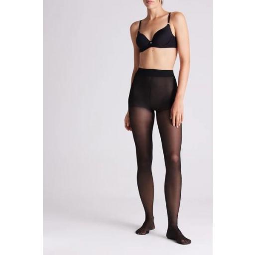 Ysabel Mora Panty básico 40 denier BEIGE y NEGRO