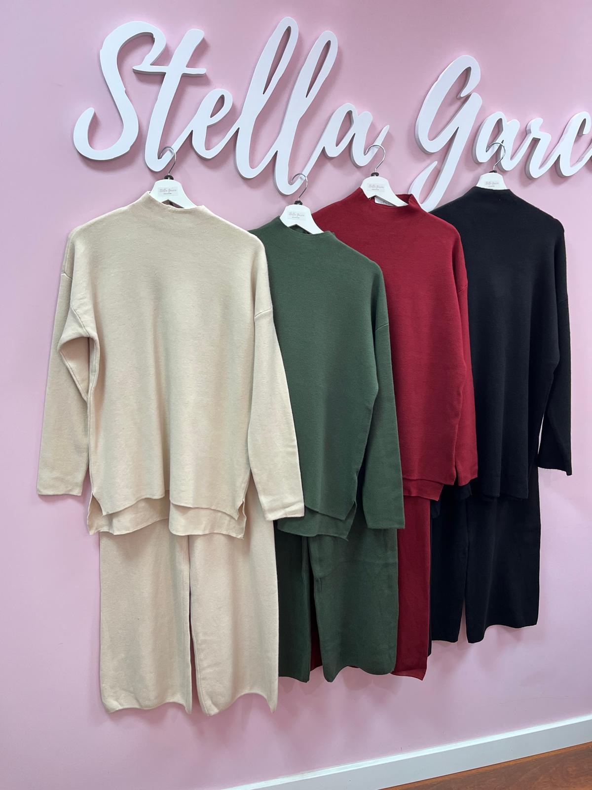 CONJUNTO PUNTO JERSEY Y PANTALON VARIOS COLORES