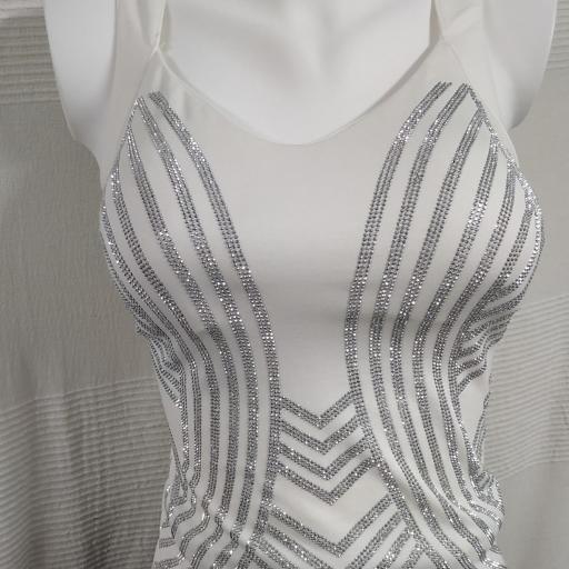 Top Brillos Blanco Talla S/M [0]