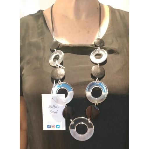 Collar Aros Negro/Transparente [0]