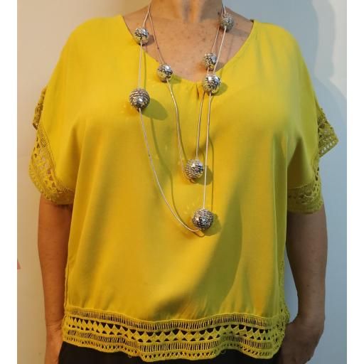Camisa Greca lateral en Verde [0]