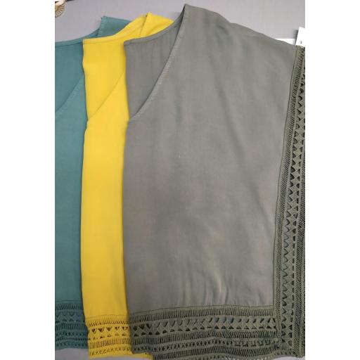 Camisa Greca lateral en Verde [1]