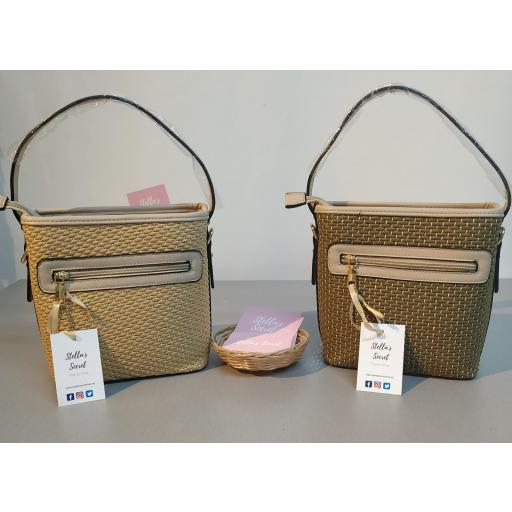 Bolso Chic Rafia Kaki [1]