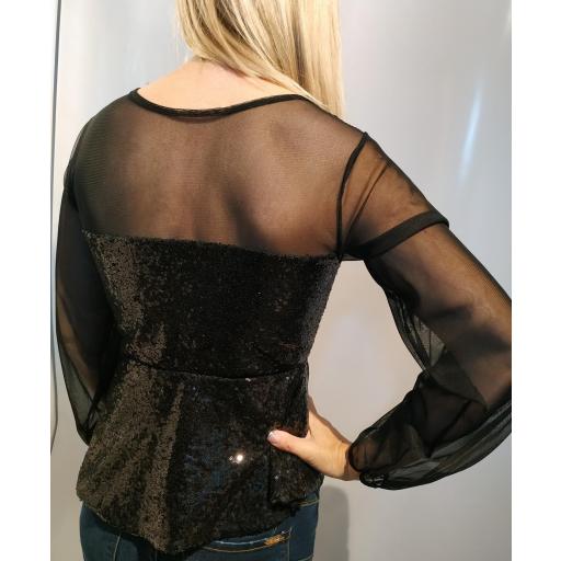 Top Corazón Lentejuelas Plata [3]