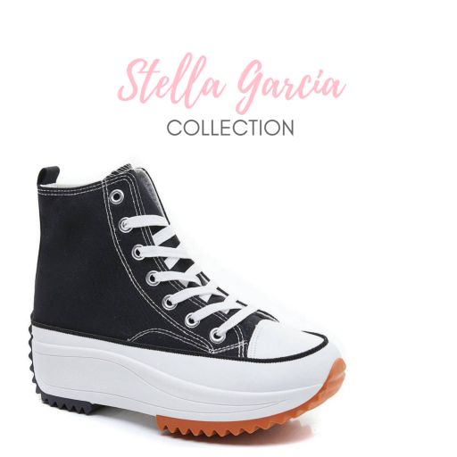 Bota Plataforma Azul Marino Nº 41 [0]
