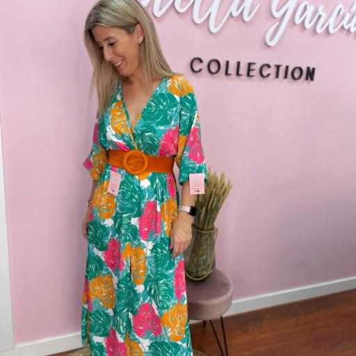 Vestido Floral Verde [0]