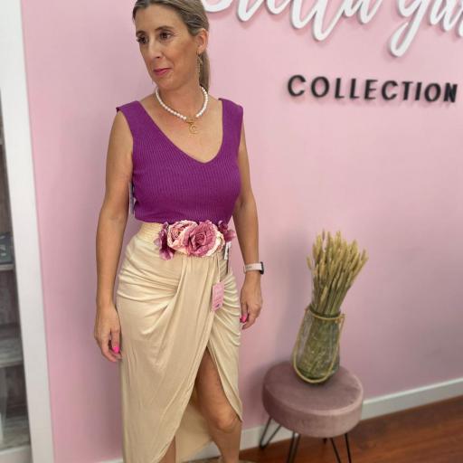 Top Hilo Morado