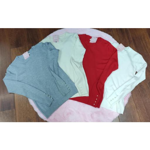 Jersey Basic Perlas en Blanco [1]