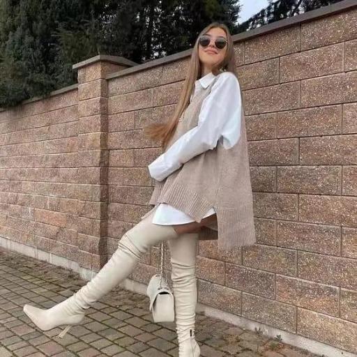 Maxi Chaleco en Gris  [0]