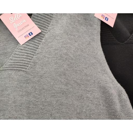 Maxi Chaleco en Gris  [1]