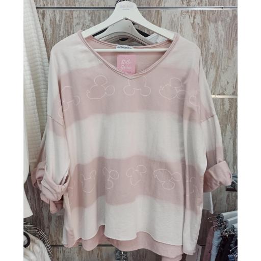Camiseta Rosa Mouse [0]